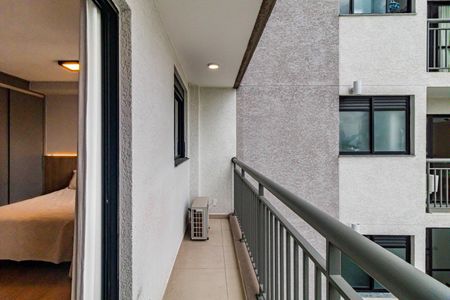 Studio à venda com 29m², 1 quarto e sem vagaVaranda