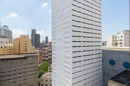 Studio à venda com 39m², 1 quarto e sem vagaVista da Varanda do Quarto