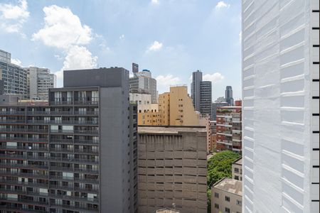 Studio à venda com 39m², 1 quarto e sem vagaVista da Varanda do Quarto