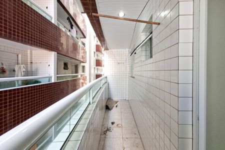 Sacada  de apartamento para alugar com 1 quarto, 45m² em Cidade Ocian, Praia Grande