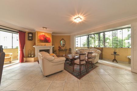 Sala de apartamento à venda com 4 quartos, 240m² em Campo Belo, São Paulo