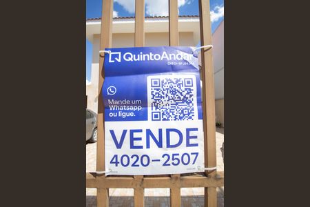 Casa de condomínio à venda com 113m², 2 quartos e 1 vagaFachada - placa instalada