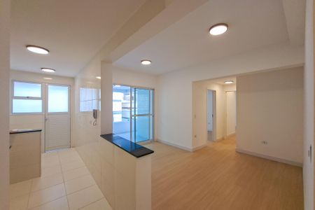 Cozinha/sala de apartamento para alugar com 2 quartos, 84m² em Cidade Ocian, Praia Grande