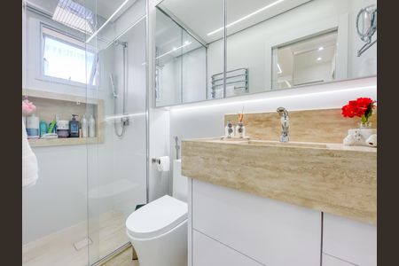 Apartamento à venda com 84m², 2 quartos e 2 vagasBanheiro da Suíte 1