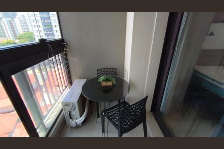 Studio para alugar com 24m², 1 quarto e sem vagaVaranda