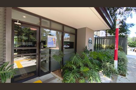 Studio para alugar com 24m², 1 quarto e sem vagaFachada + Plaquinha