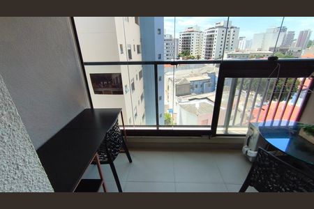 Studio para alugar com 24m², 1 quarto e sem vagaVaranda