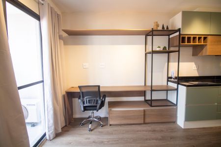 Studio de kitnet/studio para alugar com 1 quarto, 29m² em Jardim das Acacias, São Paulo