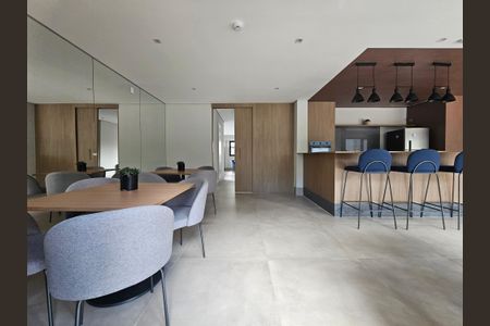 Studio para alugar com 29m², 1 quarto e sem vaga Studio para alugar com 29m², 1 quarto e sem vagaÁrea comum - Salão de festas