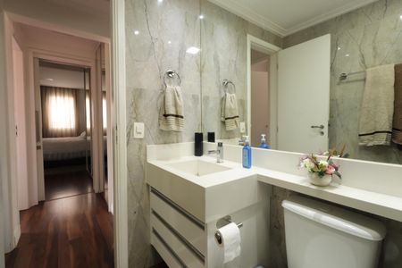 Apartamento à venda com 106m², 3 quartos e 2 vagasBanheiro Social