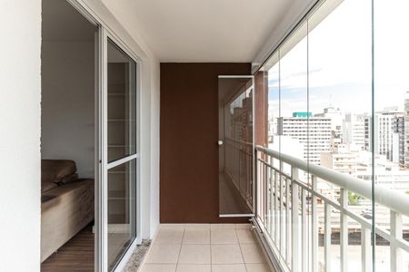 Varanda da Sala de apartamento à venda com 2 quartos, 59m² em Vila Buarque, São Paulo