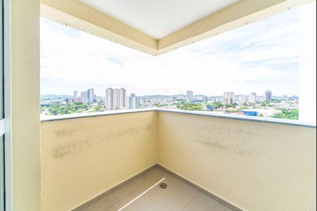 Varanda da Sala de apartamento para alugar com 1 quarto, 54m² em Vila Vilma, Santo André