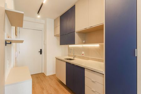 Studio para alugar com 24m², 1 quarto e sem vaga Studio para alugar com 24m², 1 quarto e sem vagaCozinha
