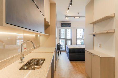 Studio para alugar com 24m², 1 quarto e sem vaga Studio para alugar com 24m², 1 quarto e sem vagaCozinha