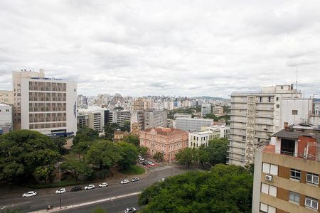 Studio Sala / Quarto Vista de kitnet/studio à venda com 1 quarto, 30m² em Centro Histórico, Porto Alegre