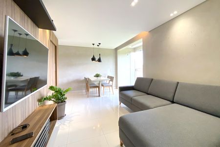 Sala de apartamento à venda com 3 quartos, 80m² em Castelo, Belo Horizonte