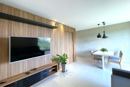 Sala de apartamento à venda com 3 quartos, 80m² em Castelo, Belo Horizonte