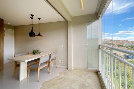 Varanda da Sala de apartamento à venda com 3 quartos, 80m² em Castelo, Belo Horizonte