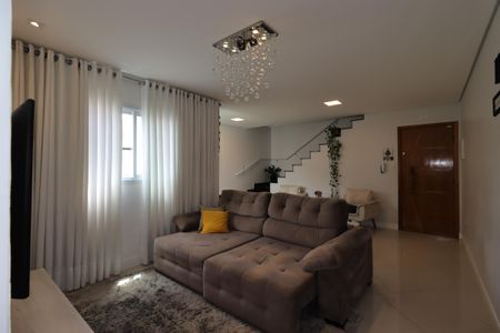 Sala de apartamento à venda com 3 quartos, 160m² em Vila Helena, Santo André