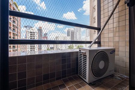 Sala/Cozinha - Varanda de apartamento para alugar com 1 quarto, 43m² em Pinheiros, São Paulo