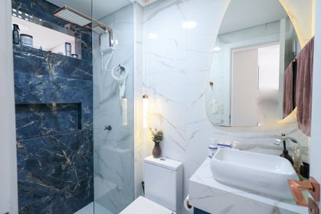 Banheiro de apartamento à venda com 2 quartos, 60m² em São José, São Caetano do Sul