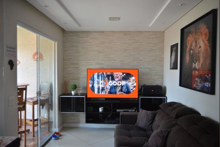 Sala de apartamento à venda com 2 quartos, 52m² em Vila Eldizia, Santo André