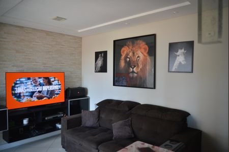 Sala de apartamento à venda com 2 quartos, 52m² em Vila Eldizia, Santo André