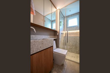 Apartamento à venda com 65m², 1 quarto e 2 vagasBanheiro Suíte 