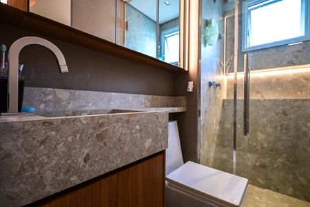 Apartamento à venda com 65m², 1 quarto e 2 vagasBanheiro Suíte 