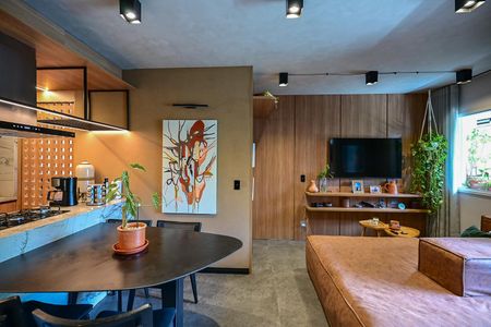 Apartamento à venda com 65m², 1 quarto e 2 vagasSala