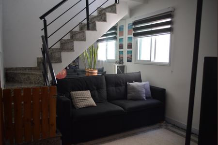 Sala de apartamento à venda com 2 quartos, 100m² em Campestre, Santo André