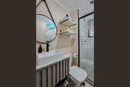 Apartamento à venda com 65m², 2 quartos e 1 vagaBanheiro Social