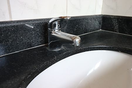 Apartamento para alugar com 104m², 3 quartos e 2 vagasBanheiro da Suíte - Torneira