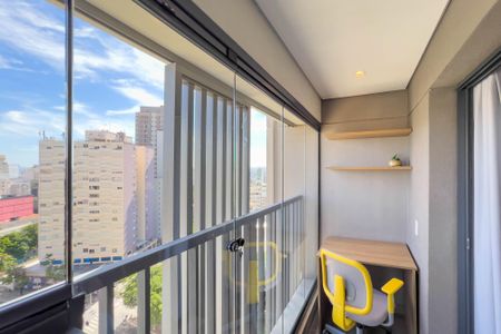 Studio para alugar com 25m², 1 quarto e sem vagaVaranda