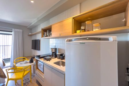 Studio para alugar com 25m², 1 quarto e sem vagaCozinha
