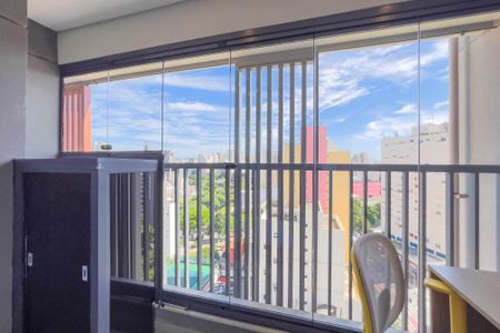 Studio para alugar com 25m², 1 quarto e sem vagaVaranda