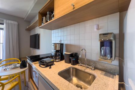 Studio para alugar com 25m², 1 quarto e sem vagaCozinha