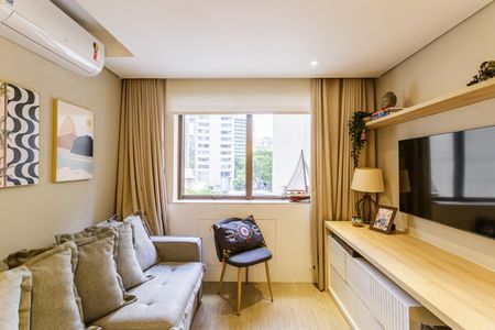 Sala de apartamento para alugar com 1 quarto, 48m² em Itaim Bibi, São Paulo