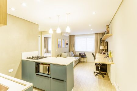 Sala de apartamento para alugar com 1 quarto, 48m² em Itaim Bibi, São Paulo