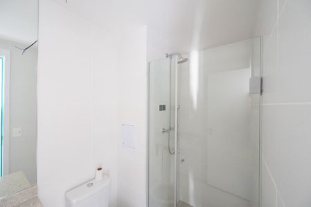 Banheiro Social de kitnet/studio à venda com 1 quarto, 27m² em Vila Clementino, São Paulo