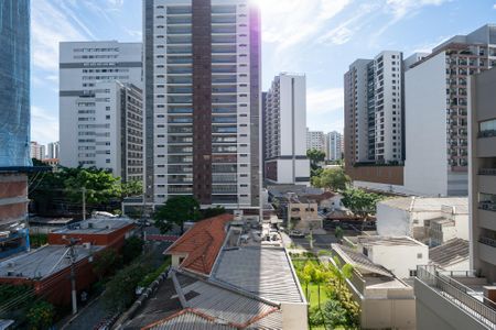 Vista da Varanda de kitnet/studio à venda com 1 quarto, 27m² em Vila Clementino, São Paulo
