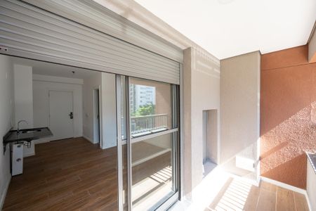Varanda de kitnet/studio à venda com 1 quarto, 27m² em Vila Clementino, São Paulo