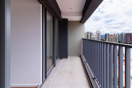 Studio para alugar com 32m², 1 quarto e sem vagaVaranda