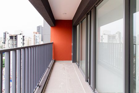 Apartamento para alugar com 32m², 1 quarto e sem vagaVaranda