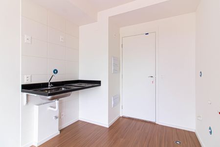 Cozinha de kitnet/studio à venda com 1 quarto, 32m² em Pompeia, São Paulo