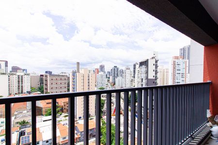 Varanda de kitnet/studio à venda com 1 quarto, 32m² em Pompeia, São Paulo