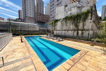 Studio à venda com 40m², 1 quarto e 1 vagaPiscina