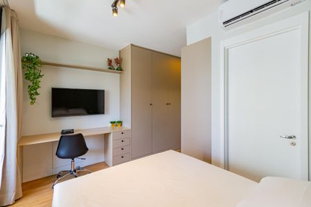 Sala/Quarto de kitnet/studio para alugar com 1 quarto, 35m² em Brooklin, São Paulo