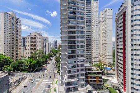 Vista da Varanda de kitnet/studio para alugar com 1 quarto, 35m² em Brooklin, São Paulo