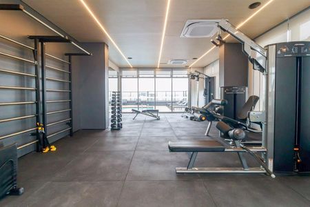 Studio para alugar com 35m², 1 quarto e sem vaga Studio para alugar com 35m², 1 quarto e sem vagaÁrea comum - Academia